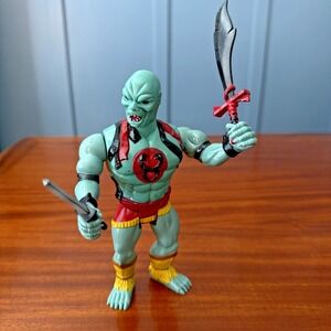 Vintage‎ 1985 LJN Thundercats Mumm‑Ra Action Figure w/Sword + Curved Dagger